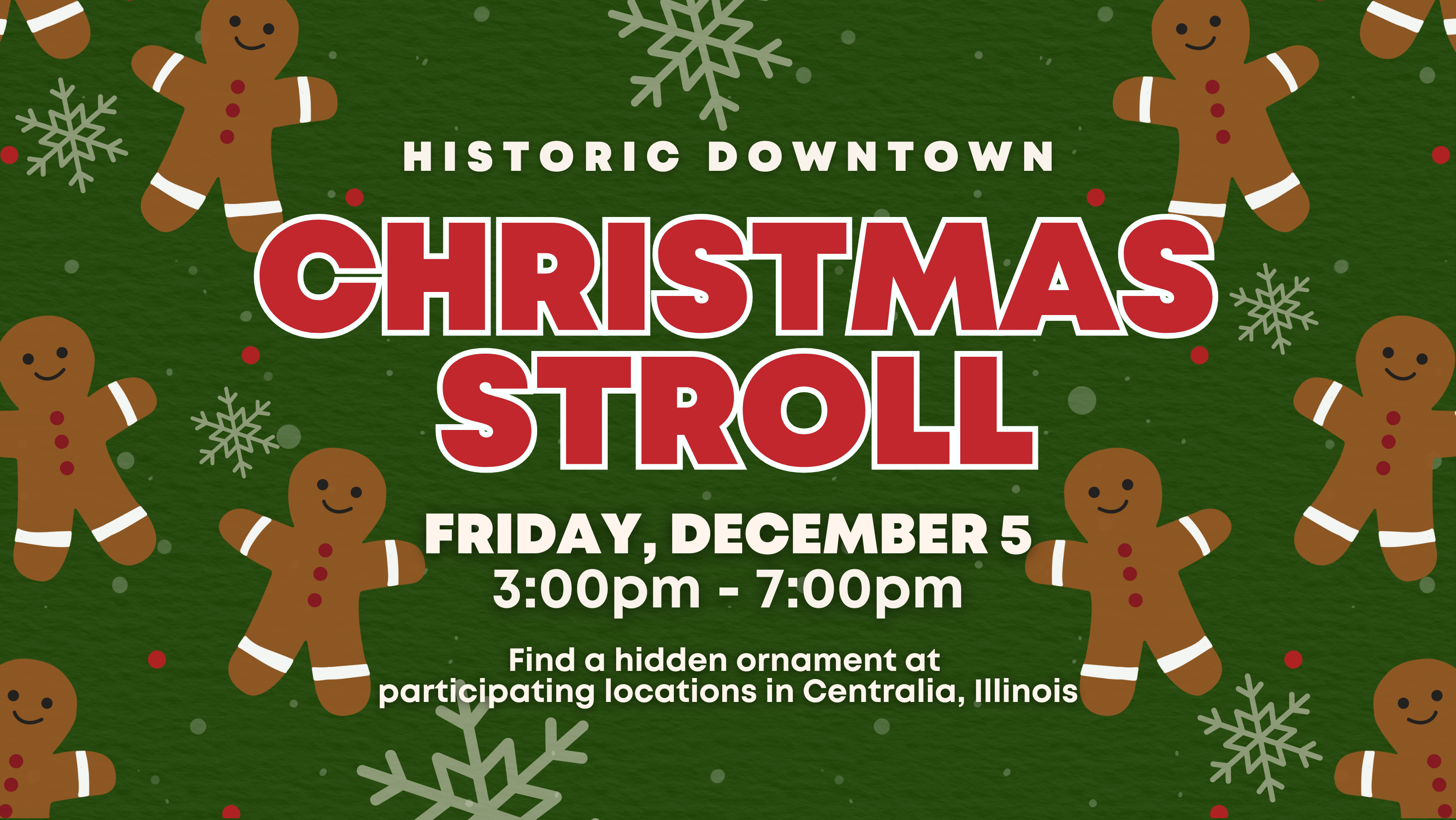 Christmas Stroll in Historic Downtown Centralia